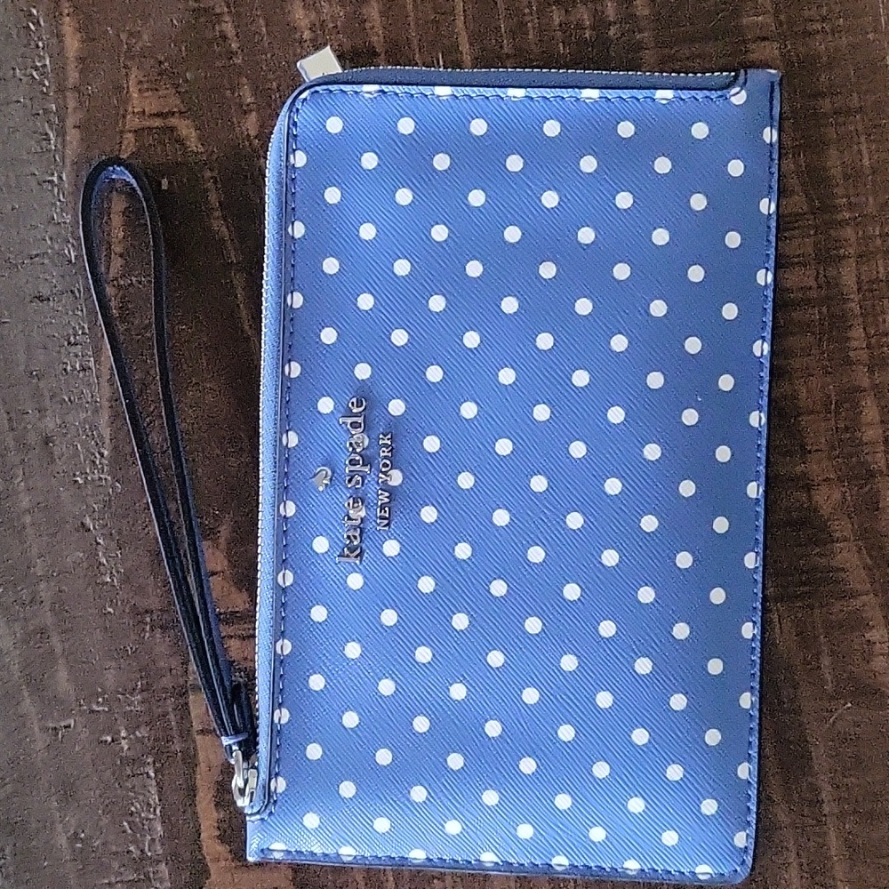 Kate Spade Staci Garden Dot Wristlet Wallet